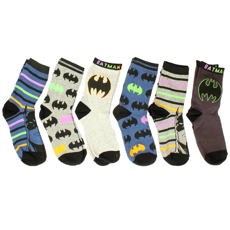 Batman Kids Sokken 6-Pack