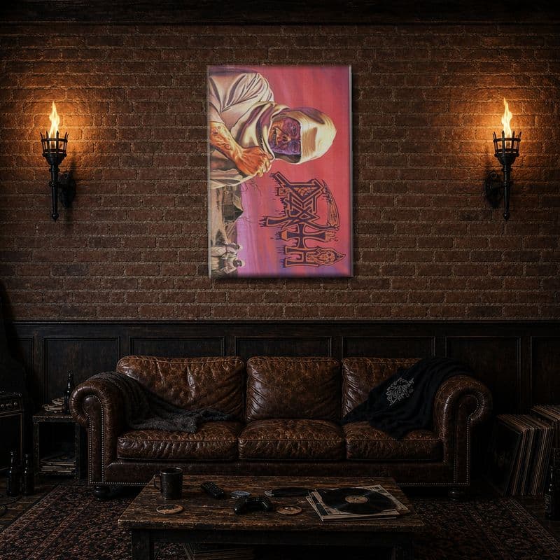 Death Leprosy Textile Poster