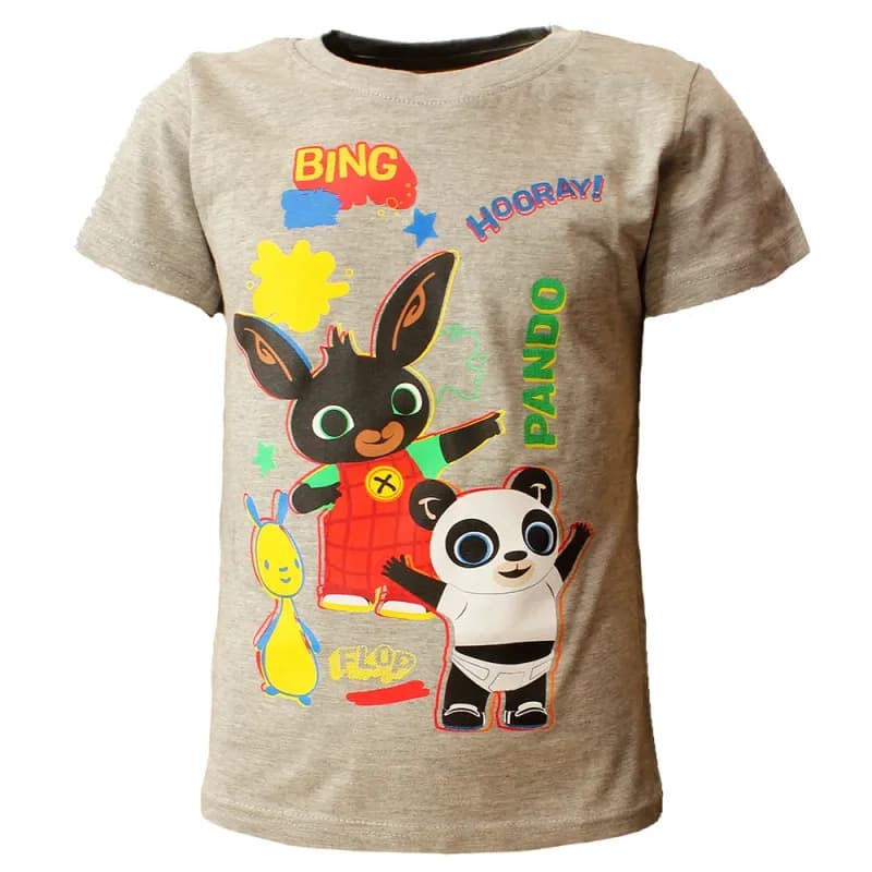 Bing Pando Kids T-Shirt Grijs