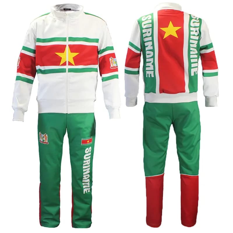 Suriname Vlag Trainingspak Tracksuit Chill Outfit