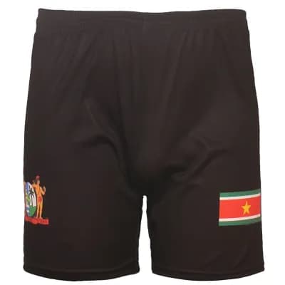 Suriname Sport Broekje Football Shorts Zwart
