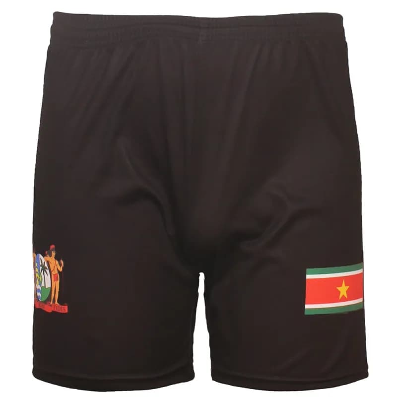Suriname Sport Broekje Football Shorts Zwart