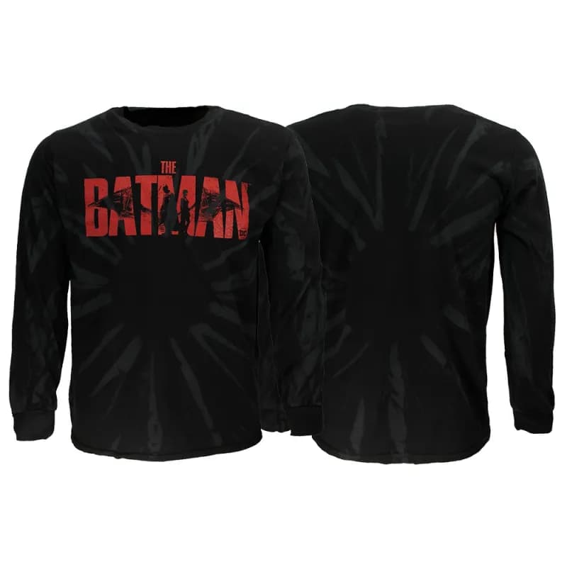 Batman Logo Dip Dye Longsleeve T-Shirt