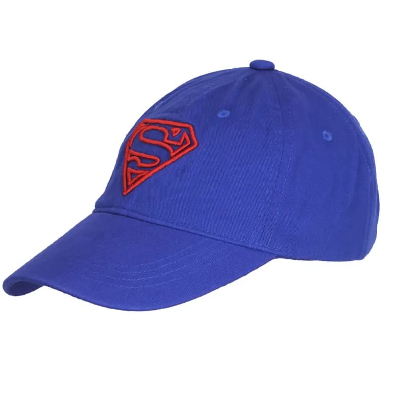 Superman Logo Baseball Kids Cap Pet Blauw