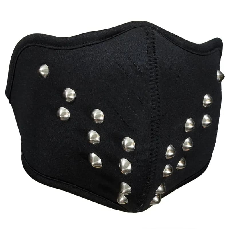 Mondkap Skimasker Facemask met Metalen Studs