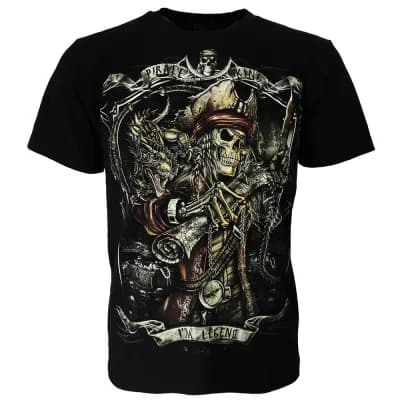 Pirate King Glow in the Dark Piratenkoning T-Shirt