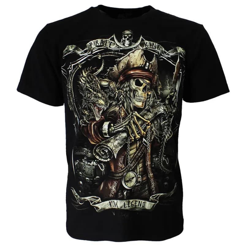 Pirate King Glow in the Dark Piratenkoning T-Shirt