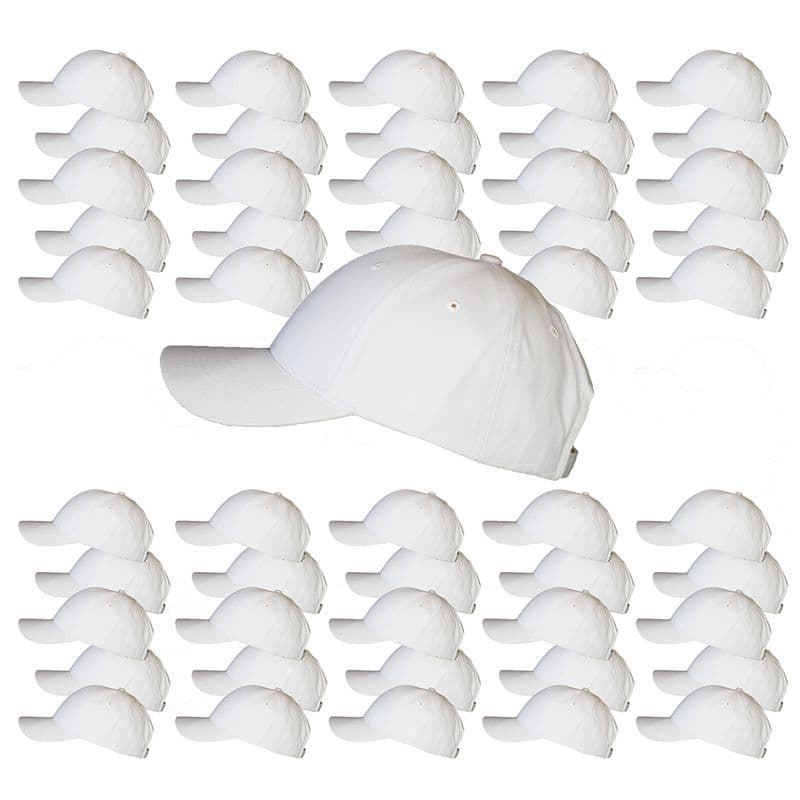 Essential Blanco Cap Pet Wit 50 stuks